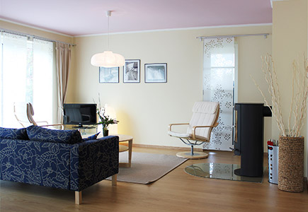 Strand15 untere Etage Wohnzimmer