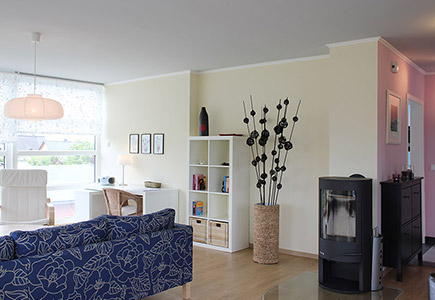 Strand15 obere Etage Wohnzimmer